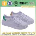 White PU Leather Shoes Customized Casual Shoes